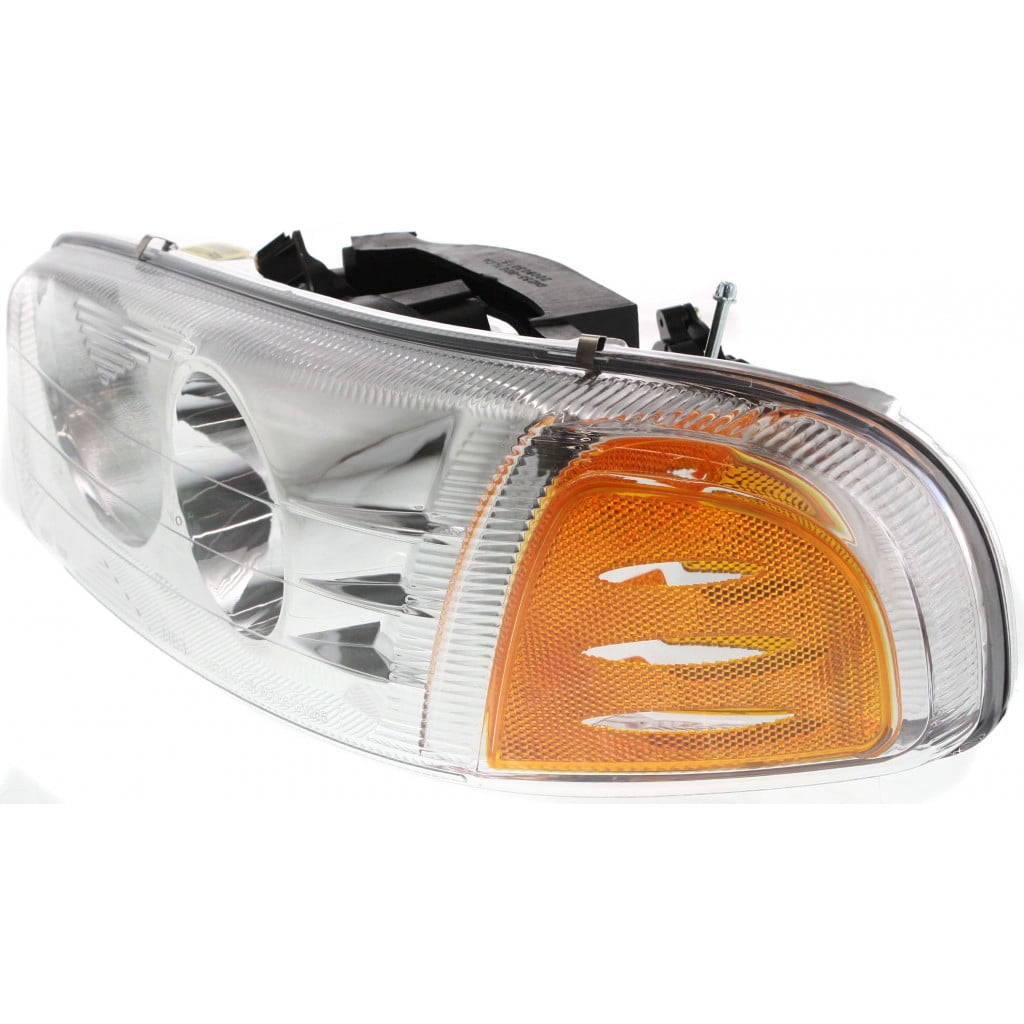 For GMC Sierra 1500 Classic 2007 Headlight Assembly Driver Side | w/ Denali | CAPA | Replacement For GM2502214, GM2502214C | 15125237, 15150995