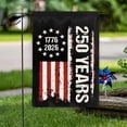 thumbnail image 3 of BSJJY 250 Years America Garden Flag, America 250th Anniversary Banner USA 4th of July Patriotic Freedom Yard Sign Double-Sided Waterproof Flag 12x18 Inch (A), 3 of 6