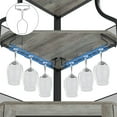 thumbnail image 5 of Zzistar Corner Bar Cabine, Wine Cabinet with Removable Glass Shelves, Sideboard Buffet Cabinet, 5 of 7