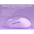 thumbnail image 3 of MageGee V920 Wireless Gaming Keyboard and Mouse Combo – Retro Purple Keyboard, Ergonomic Design, 2.4G, Whisper Quiet Keys, Adjustable DPI Mouse, Desk Accessories Office Supplies, 3 of 10