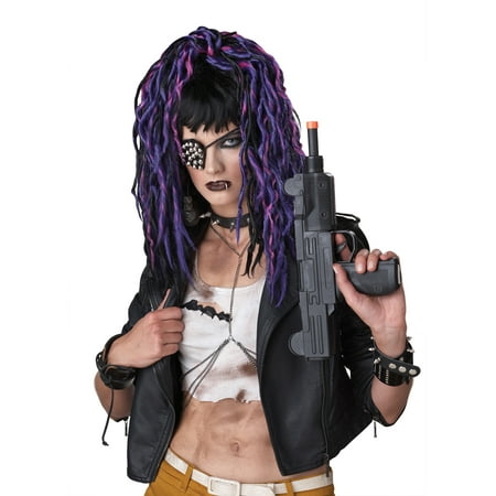 Apocalypse Purple Steampunk Dreadlocks Womens Halloween Costume Accessory Wig