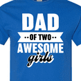 thumbnail image 4 of Inktastic Father's Day Dad of 2 Awesome Girls T-Shirt, 4 of 5