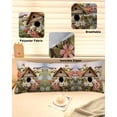 thumbnail image 2 of Farmhouse Leaves Country Vintage Animal Body Pillow Cover, Pillowcase Protectors with Zipper, Breathable Decorative Throw Pillow Case Cover, Pillow Shams for Couch Sofa 20x60Inch, 2 of 7