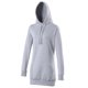 thumbnail image 1 of Awdis- Sudadera larga con capucha para mujer (Gris), 1 of 3