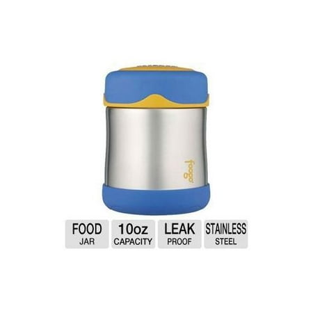 THERMOS FOOGO B3000BL002 10-OZ LEAK-PROOF BPA FREE STAINLESS STEEL VACUUM INSULATED FOOD JAR