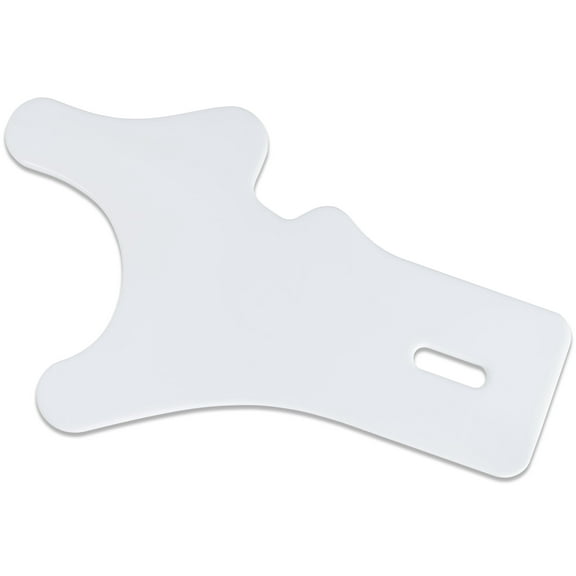 Rehabilitation Advantage Commode Transfer Board – Durable Plastic, 1/2" Thick x 28" x 17", High-Density Surface, Rounded Edges, Easy to Clean, Made in USA