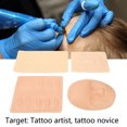 thumbnail image 3 of 3D  Practice Skin, Facia  Skin Set Safe Soft Permanent  For Green Hand For Makeup, 3 of 8