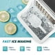 thumbnail image 2 of EUHOMY Maquina de Hielos para Casa,2 Tamaños de Hielo,20kg/Día,24 Cubos de Hielo en 13 minutos,Ice Maker Portátil Autolimpieza Fabrica de Hielos,Incluye Canasta y Cuchara, para Cocina,Oficina,Bar, 2 of 5