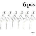 thumbnail image 2 of Bangcool Artificial Berry Stem Long 6PCS Decorative Fake Berry Branch Office Decoration, 2 of 10