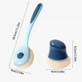 thumbnail image 4 of LHWEN Kitchen Long Handled Nano Cleaning Brush with Scraper For Grill Cleaning Oven Cleaning Stovetop Cleaning For Pans Pots Kitchen Sink Cleaning Kitchen Utensil Cleaning Window Screens, 4 of 6