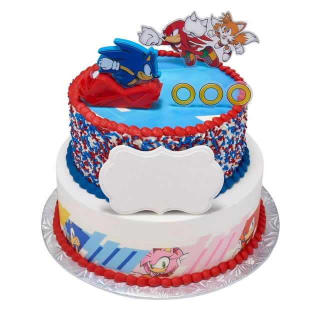Sonic Two-Tier Cake
