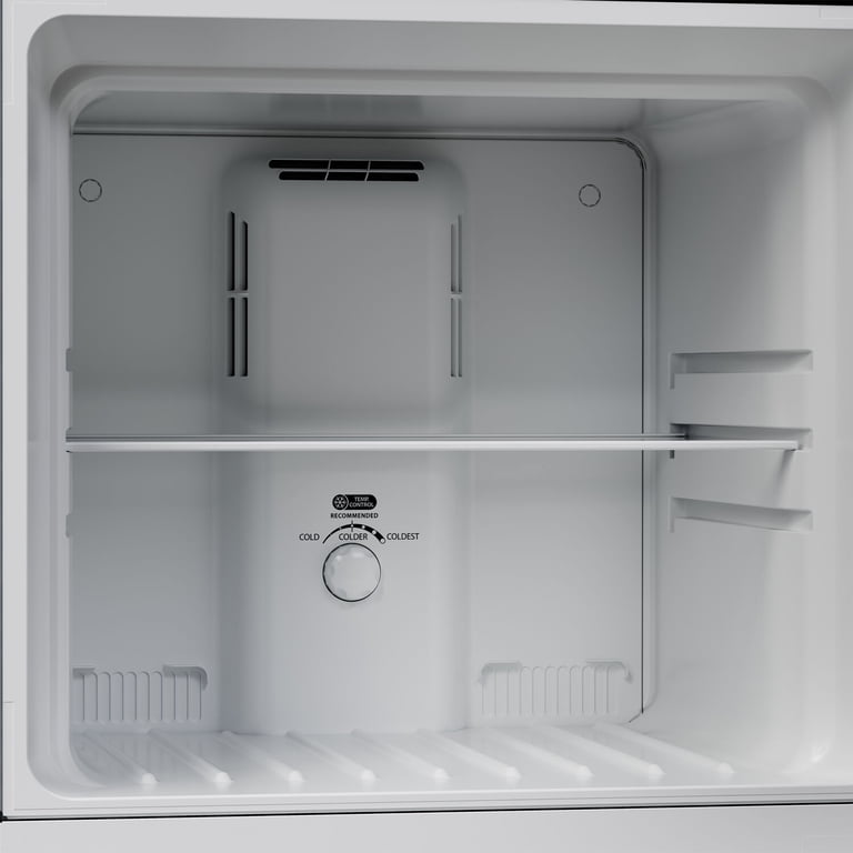 TCL White Double Door Refrigerator with Freezer for Home