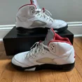 thumbnail image 2 of Ni-k-e Size 11- Jordan 5 Retro ‘Fire Red’, 2 of 6