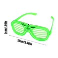 thumbnail image 3 of LED Light Up Party Glasses - 5 Colors Available (White/Red/Pink/Green/Blue) - Battery Operated Illuminated Eyewear Frames - Comfortable Slotted Design - Perfect for Christmas, Bir, 3 of 6