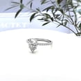 thumbnail image 2 of Auory Affordable Pear Cut Moissanite Ring for Women in Yellow Gold Plated, 2 of 10