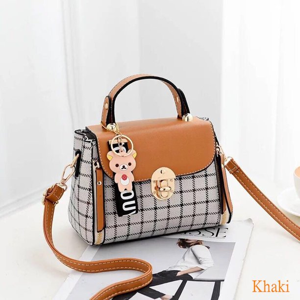 Bolso de marca de diseñador de moda para mujer, bolso de mano de cuero PU de calidad, bolso de hombro sólido, mini bolso de señora, billetera de mensajero Fivean unisex