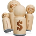 thumbnail image 1 of Dollar Sign Money Symbol Rubber Stamp for Stamping Crafting Planners - 1/2 Inch Mini, 1 of 4