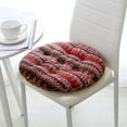 thumbnail image 2 of LHWEN Painted Thickened Chair Cushion for Hip Soft Square Lattice Cotton Seat Pad for Home Car Coccyx Sciatica Back Comfortable Polyester Fiber Pearl Cotton Filling 15.7x15.7x3.15 Inches Machine, 2 of 7