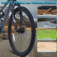 thumbnail image 5 of Ambifirner Mountain Bike for Adults, 24/26/27 Inch Adult Bike, Full Suspension Mountain Bike for Men Women, 21 Speed High-Carbon Steel Frame, Dual Disc Brakes, Adjustable Ergonomic Seat, 5 of 9
