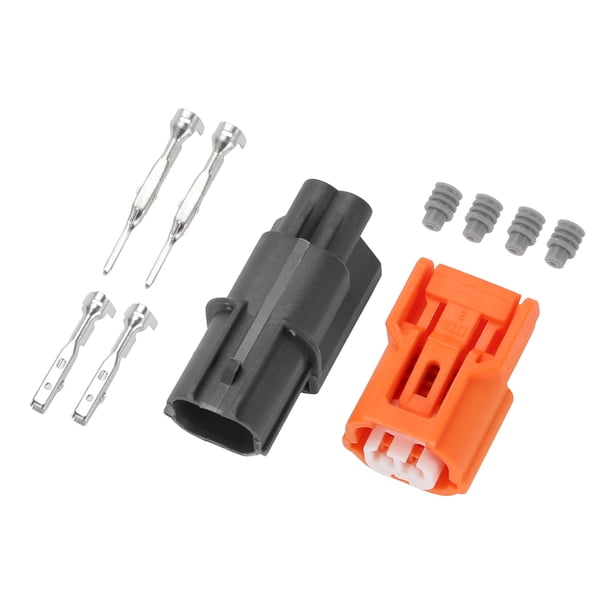 Conectores de enchufe de sensor de entrada de aire de 2 pines a prueba de agua para Honda K20 1 juego