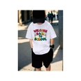 thumbnail image 1 of Boys' White T-Shirt With Colorful Welcome Back To School Print, Suitable For School Season, 1 of 6