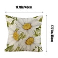 thumbnail image 3 of XWSHYW Juegos de Colchas y Cobertores Funda de Almohada de Estilo Veraniego Funda de Almohada de Estilo Natural Adecuada para Sala de Estar, Sofá, Asiento de Automóvil, El Tamaño Es 17,71 X 17,71 Pul, 3 of 6