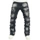 thumbnail image 2 of Pantalones largos para hombre, informales, holgados, de otoño, de color liso, rectos, con bolsillos, de poliéster, 2 of 9