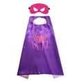 thumbnail image 2 of Costume Dress for Girls with Mask&Cape Halloween Spider Dress up 6-7Y, 2 of 7