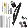 thumbnail image 2 of 12Pcs Paracord-FID Knotter Tools Set Stainless Steel Marlinspike Set Stitching Lacing Needles and Sm, 2 of 5
