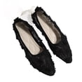 thumbnail image 5 of Ballet Flat Shoes for Women Lightweight Comfortable Breathable Mesh Lace Pointed Toe Shoes for Women 36, 5 of 7