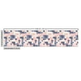 thumbnail image 2 of Blush Pink Fabric by the Yard Upholstery, Repetitive Geometric Pattern of Abstract Plus Signs and Squares, Decorative Fabric for DIY and Home Accents, 5 Yards, Blush Tan and Dark Blue by Ambesonne, 2 of 4