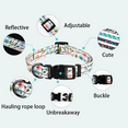 thumbnail image 2 of Reflective Dog Accessories:Premium Adjustable Reflective Dog Collar with unbreakaway Design，Pair with Reflective eash，Many Styles for Your Pet, 2 of 4