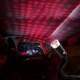 thumbnail image 2 of Luz nocturna con proyector de estrellas USB, luz de coche con proyector de cielo estrellado romántico ajustable, luz de techo automática decorativa de ambiente portátil para dormitorio, coch, 2 of 5