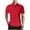 Red, variant on hoksml Mens Polo Shirt Solid Color Collared Button Lapel Top Hook Buckle T-shirt Short Sleeved Top Summer Comfortable Breathable Tee Shirts Elastic Cuffs