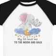 thumbnail image 4 of Inktastic My Titi Loves Me to the Moon and Back Elephant Family Boys or Girls Toddler T-Shirt, 4 of 5