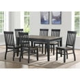 thumbnail image 3 of Steve Silver Raven Noir Multi-Color Dining Table in Black/Driftwood Finish, 3 of 6