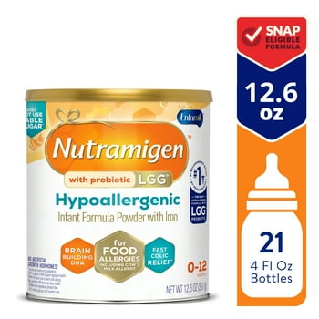 Nutramigen Hypoenic Infant Formula with Enflora LGG - Powder, 12.6 oz Can