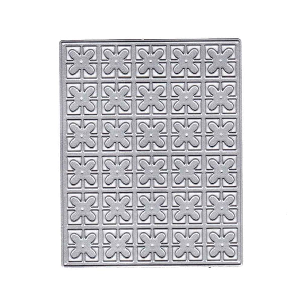 Plantilla de forma de Dorr con marco rectangular de metal, troqueles de corte en relieve, troqueles para manualidades de tarjetas de álbum de recortes en 3D Yuarrent JJ17393-02