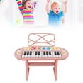 thumbnail image 3 of Piano con teclado para niños altavoz estéreo piano electrónico para niños 24 teclas educativo para el hogar para niñas Anggrek Otros, 3 of 8