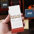 thumbnail image 4 of 2024 Desk Calendar Creative Mini Calendar Desktop Decoration Vintage English Desk Calendar English Inside January 2024 - December 2024, 4 of 5