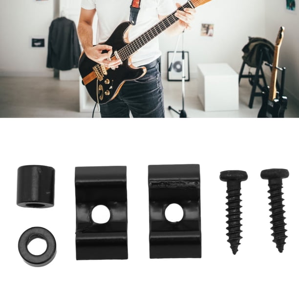 Guía de Cuerda, Retenión de Cuerda de Guitarra de Alta Dureza 2 Pezas de Rebabas Libres Portátiles para Reemplazo