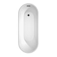 thumbnail image 5 of Wyndham Collection  Ursula 67-inch White Freestanding Soaking Bathtub, 5 of 7