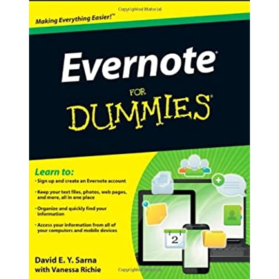 Pre-Owned Evernote for Dummies (Paperback) 1118107381 9781118107386