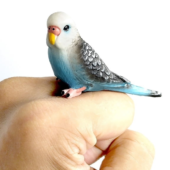 Ayyufe Miniature Parrot Cute Forest Parrot Mini Animal Model Miniature Landscape Ornament Garden Decor