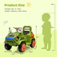 thumbnail image 2 of Shininglove 6V Toddlers Electric Ride-on Toy Car with Radar Rocket Sound, Flash Lights, Music & USB, 2 of 7