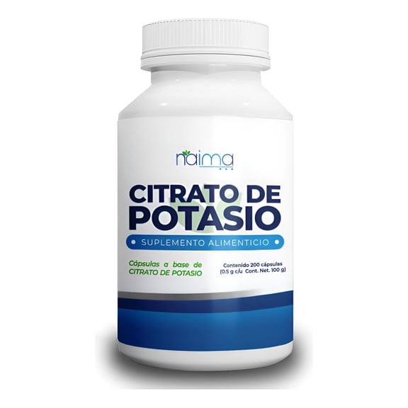 NAIMA Citrato de Potasio 200 Cápsulas