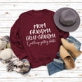 thumbnail image 6 of Mom Grandma Great Letters Sweatshirt Women Crewneck Long Sleeve Casual Loose Pullover Top Mothers Day T-Shirt, 6 of 8