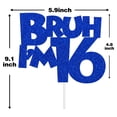 thumbnail image 2 of Adorno para Pastel Hequoyer Brillo Azul 16º Cumpleaños, 2 of 7