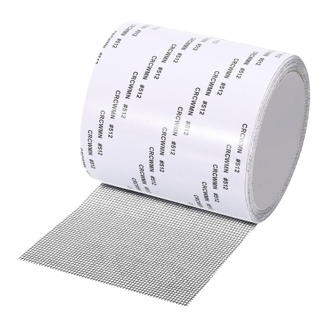 Unique Bargains Window Screen Repair Tape, 3.94in x 16.4FT(197IN) Black Screen Repair Kit for Window or Doors Screen Repair