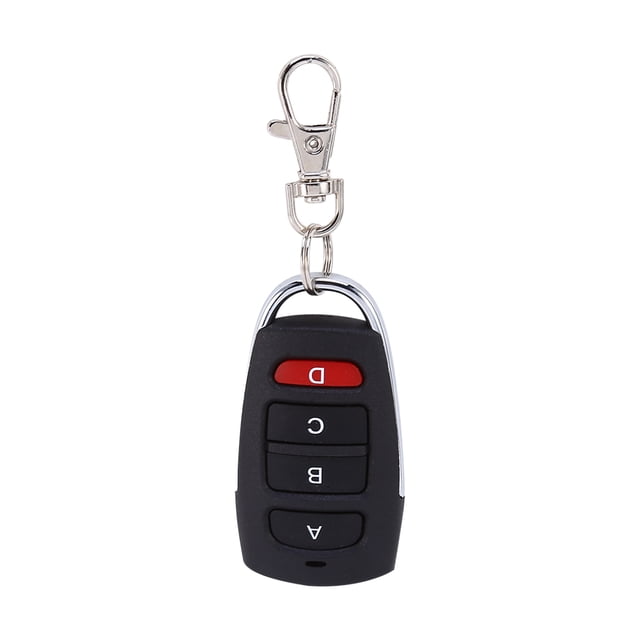 Qiilu Remote Control Key,Safe 433MHZ Wireless Remote Control Duplicator for Car Gate Garage Door, Garage Remote Control